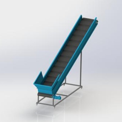 Plastic Recycling Conveyor (Inclined Belt Conveyor)